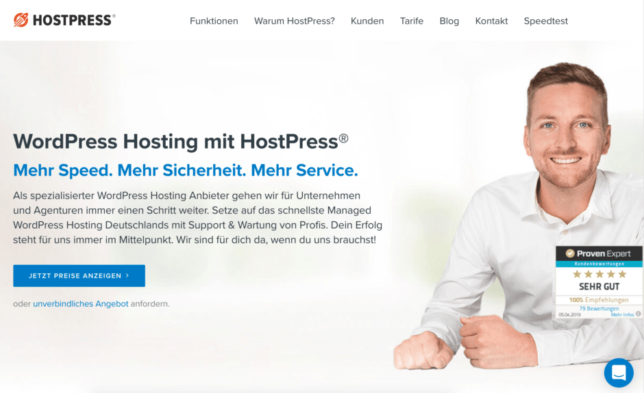 hostpress wordpress hosting