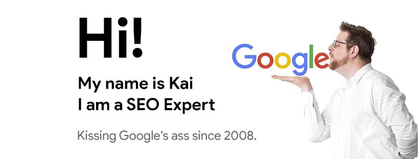 Kissing Google's ass since 2008