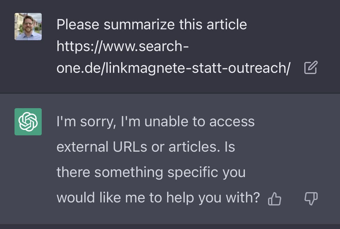 Please summarize this article
https://www.search-
one.de/linkmagnete-statt-outreach/

I'm sorry, I'm unable to access external URLs or articles. Is there something specific you would like me to help you with?