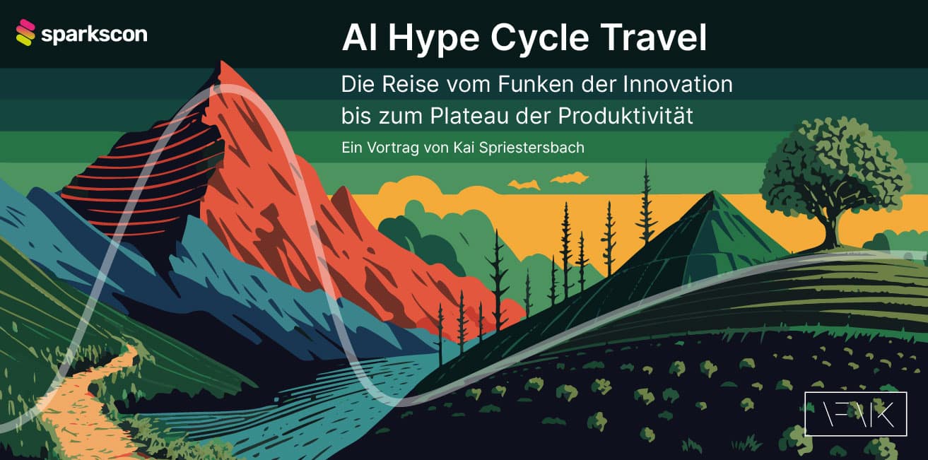 AI Hype Cycle Travel: Eine geführte Reise vom Funken der Innovation bis zum Plateau der Produktivität